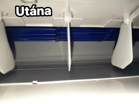Klímatisztítás után: tiszta kifúvó nyílás és ventilátor